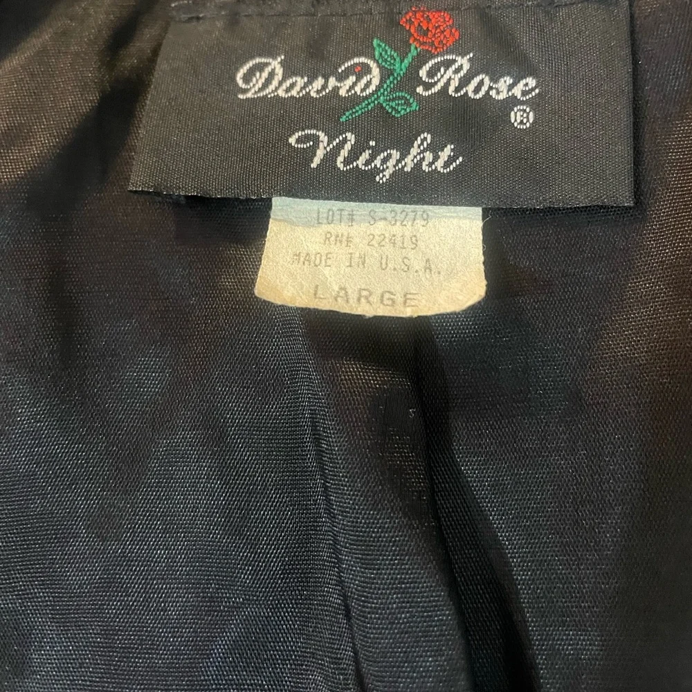 David Rose cropped vintage bolero, Black, Large - Picture 5 of 7